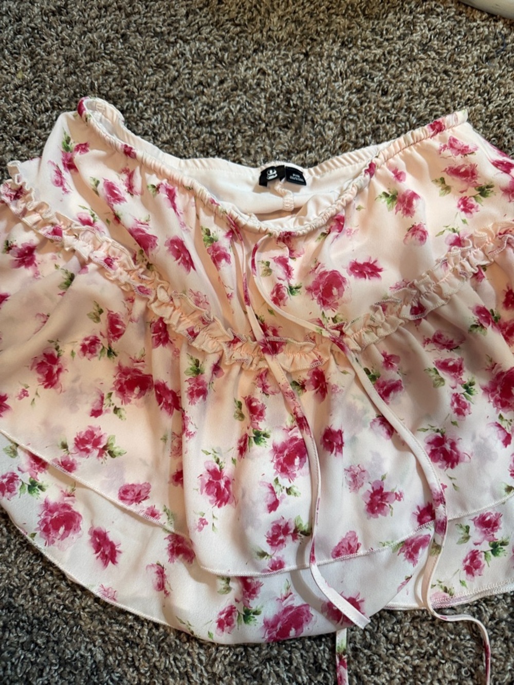 Garage floral skirt